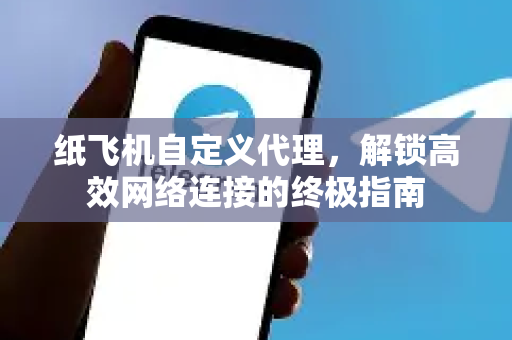 纸飞机自定义代理，解锁高效网络连接的终极指南-第1张图片-纸飞机下载 - 纸飞机全平台安装 | 纸飞机中文官网