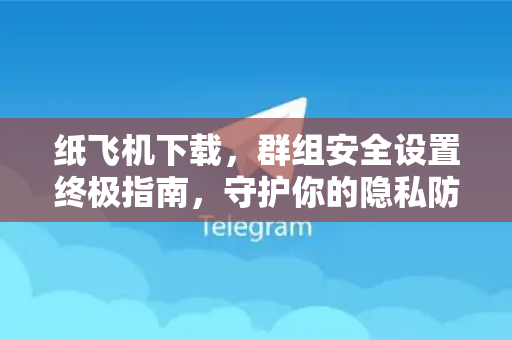 纸飞机下载，群组安全设置终极指南，守护你的隐私防线