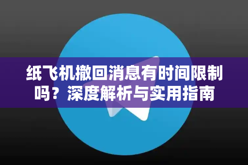 纸飞机撤回消息有时间限制吗？深度解析与实用指南
