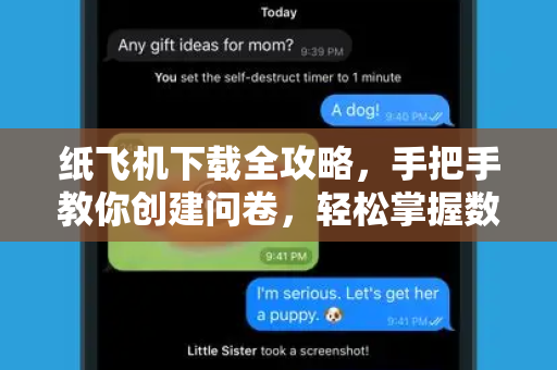纸飞机下载全攻略，手把手教你创建问卷，轻松掌握数据收集技巧