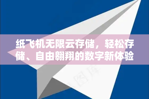 纸飞机无限云存储，轻松存储、自由翱翔的数字新体验
