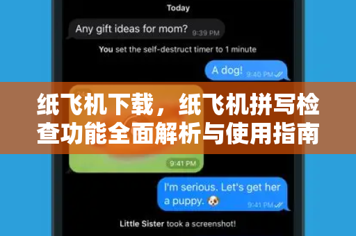 纸飞机下载，纸飞机拼写检查功能全面解析与使用指南-第1张图片-纸飞机下载 - 纸飞机全平台安装 | 纸飞机中文官网