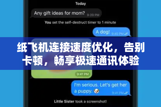 纸飞机连接速度优化，告别卡顿，畅享极速通讯体验-第1张图片-纸飞机下载 - 纸飞机全平台安装 | 纸飞机中文官网