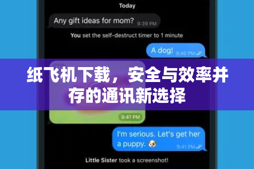 纸飞机下载，安全与效率并存的通讯新选择-第1张图片-纸飞机下载 - 纸飞机全平台安装 | 纸飞机中文官网